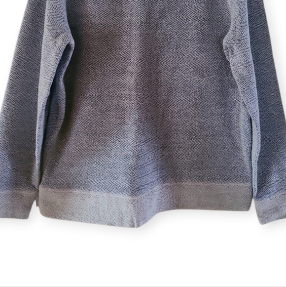 Faherty Whitewater Crewneck Pullover Sweater Grey Blend Size 2X French Terry - Picture 14 of 17